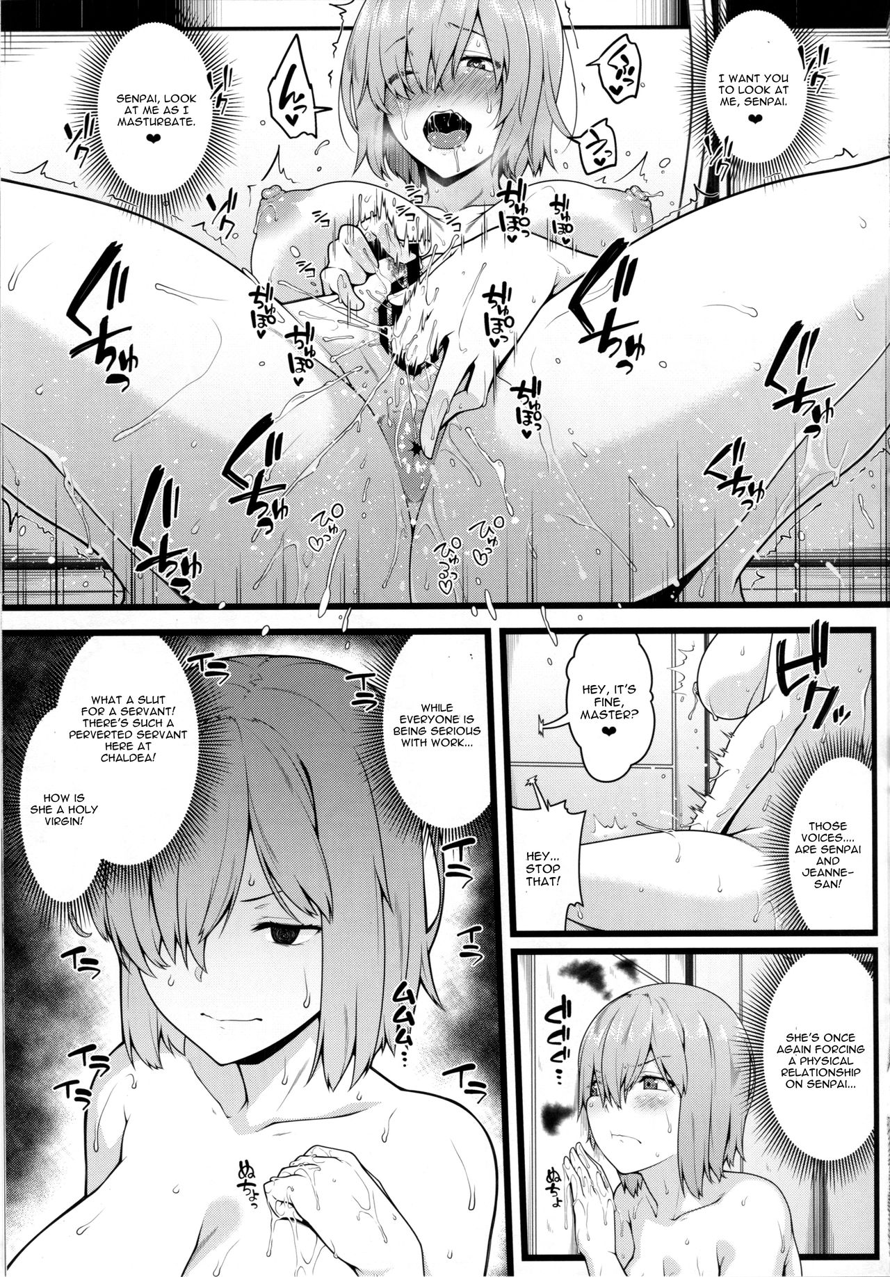 Zenra Roshutsu Haikai Onanie ni Dohamari Shita Hentai Kouhai Mash Kyrielight page 10 full