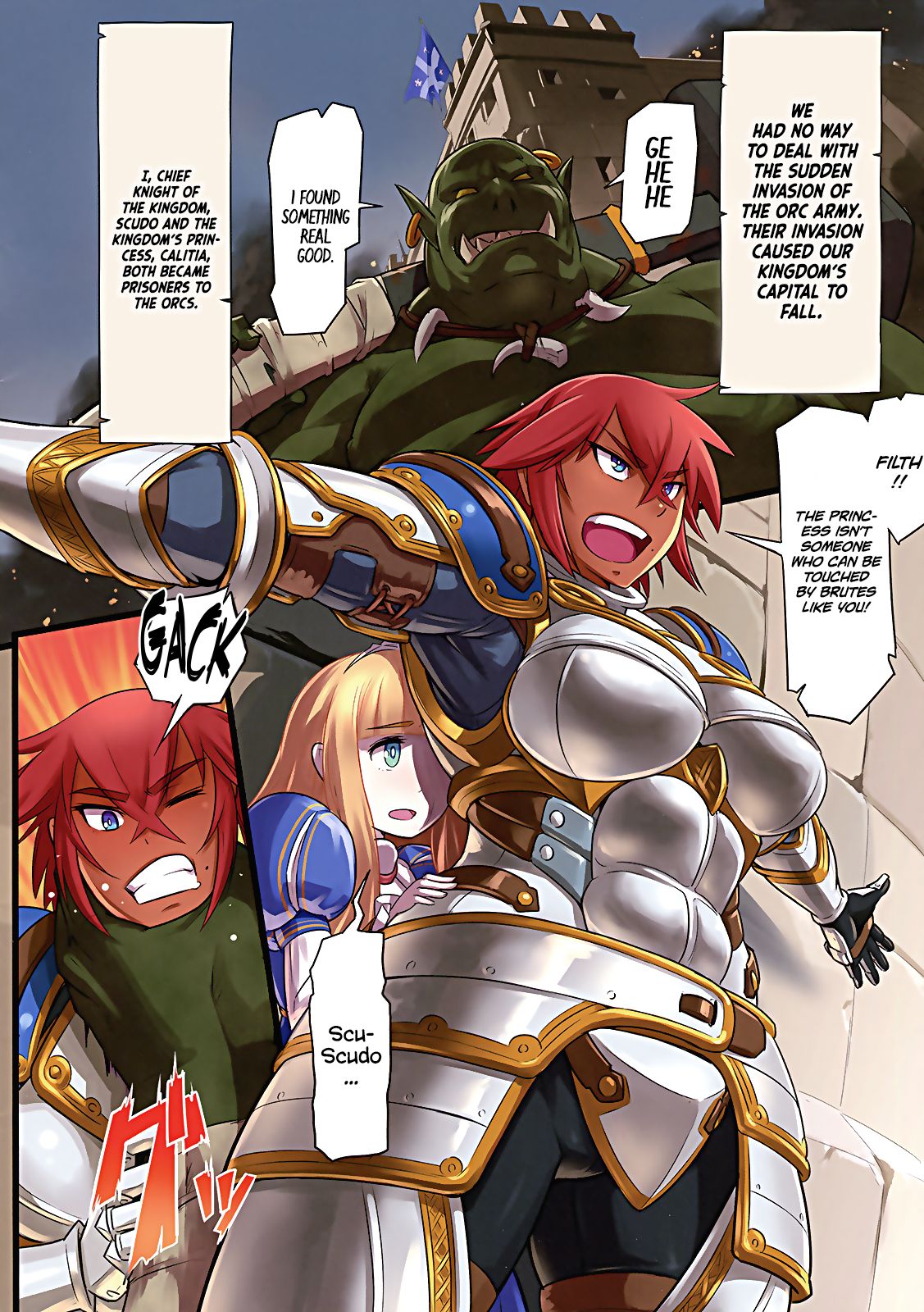 Kishi Ryoujoku Hime-sama dake wa Te o Dasuna!!  =White Symphony= page 3 full