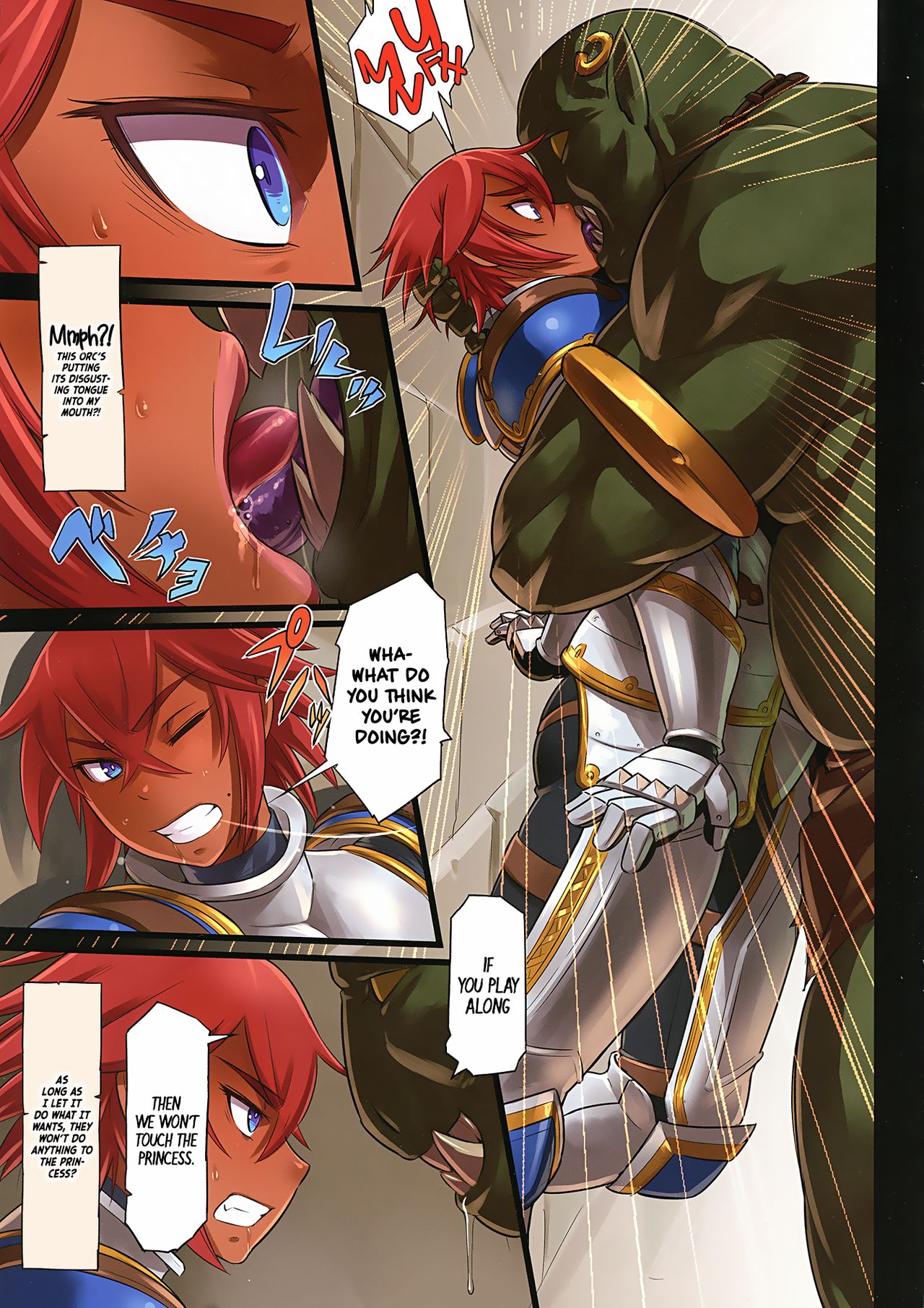 Kishi Ryoujoku Hime-sama dake wa Te o Dasuna!!  =White Symphony= page 4 full