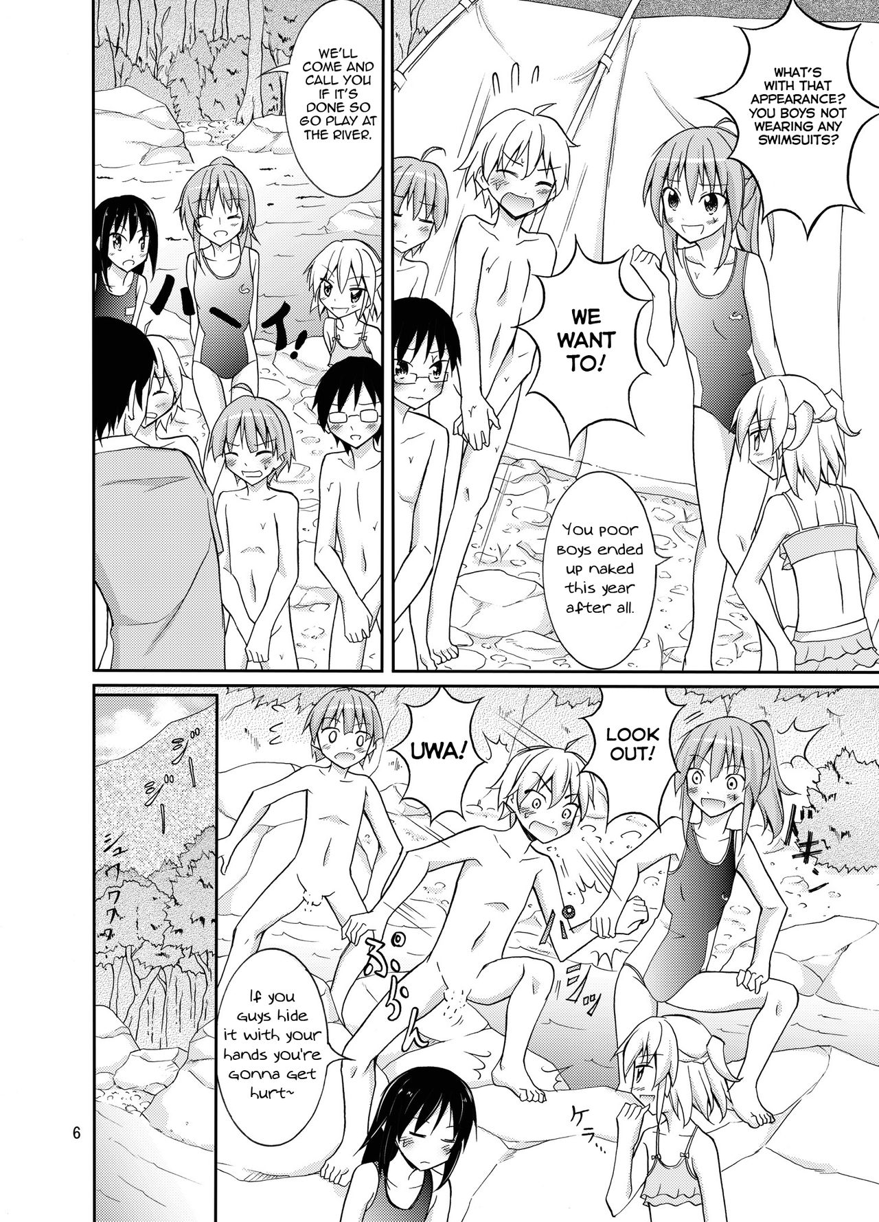 Supponpon de Chounaikai Camp - Naked with the Neighbourhood Association Camp page 6 full