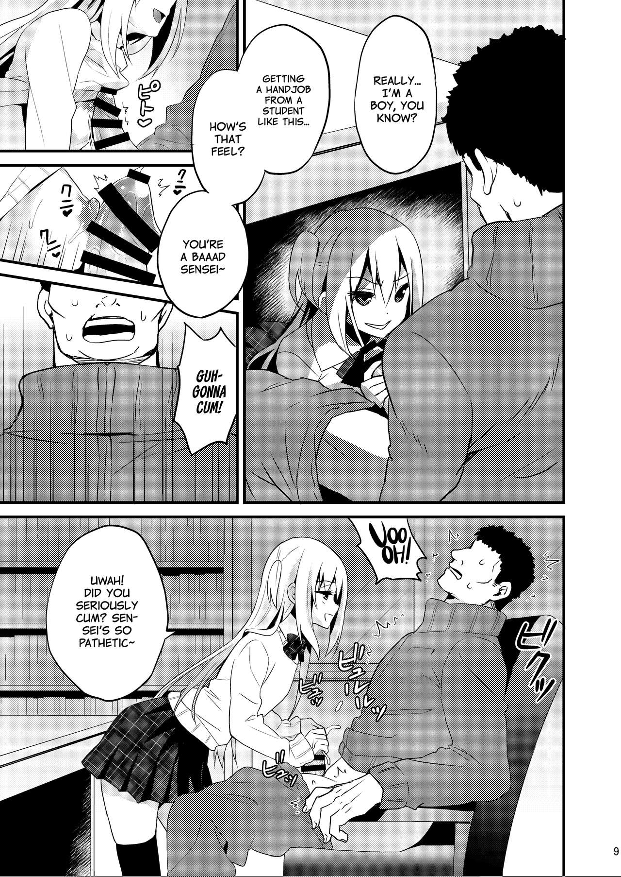 Seikatsu Shidou Shojo Bitch na Otokonoko o Zecchou Kyousei  =White Symphony= page 8 full