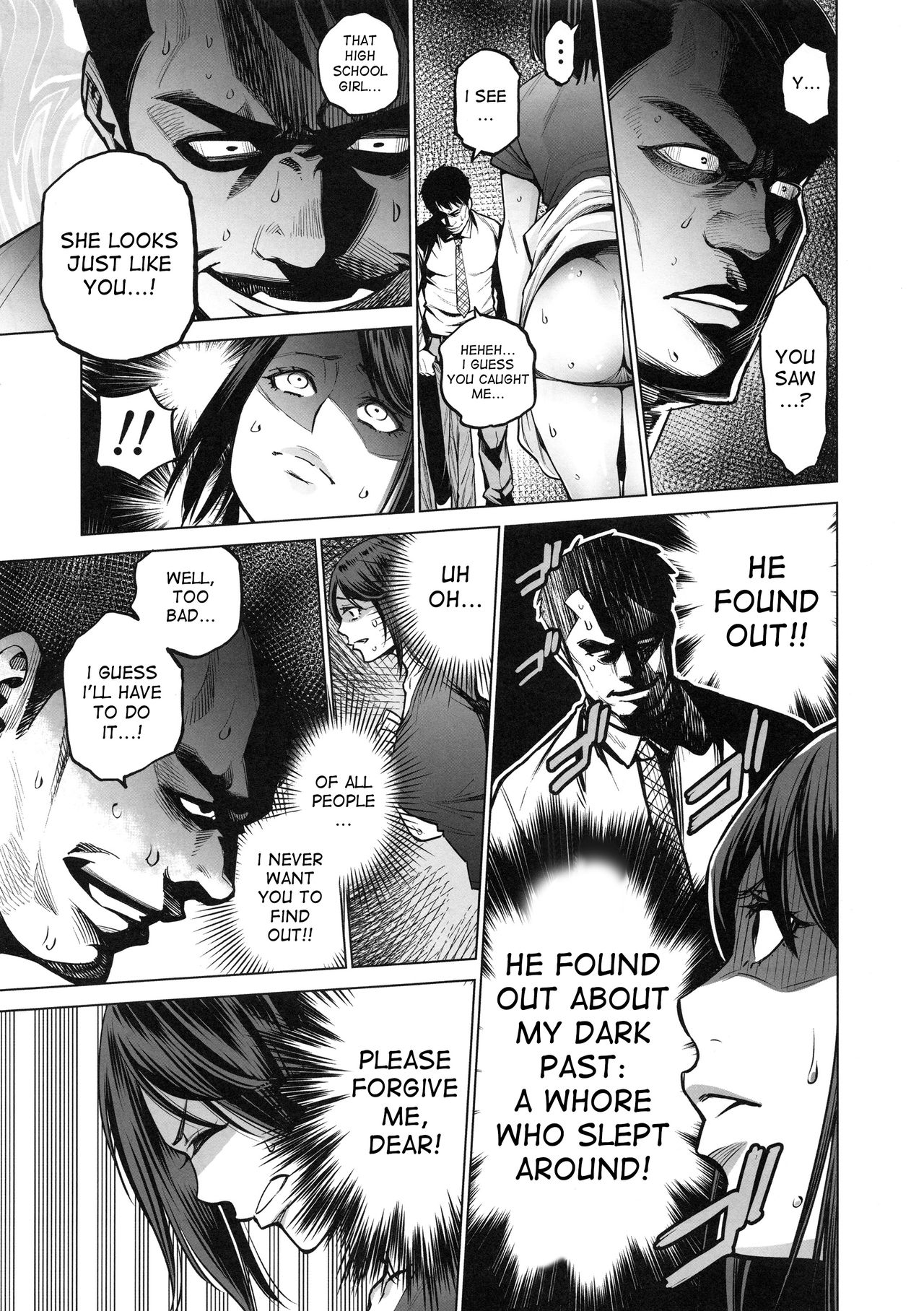 THE BITCHES 3 Enami wa Moto Kuro Gal Yariman-zuma page 9 full