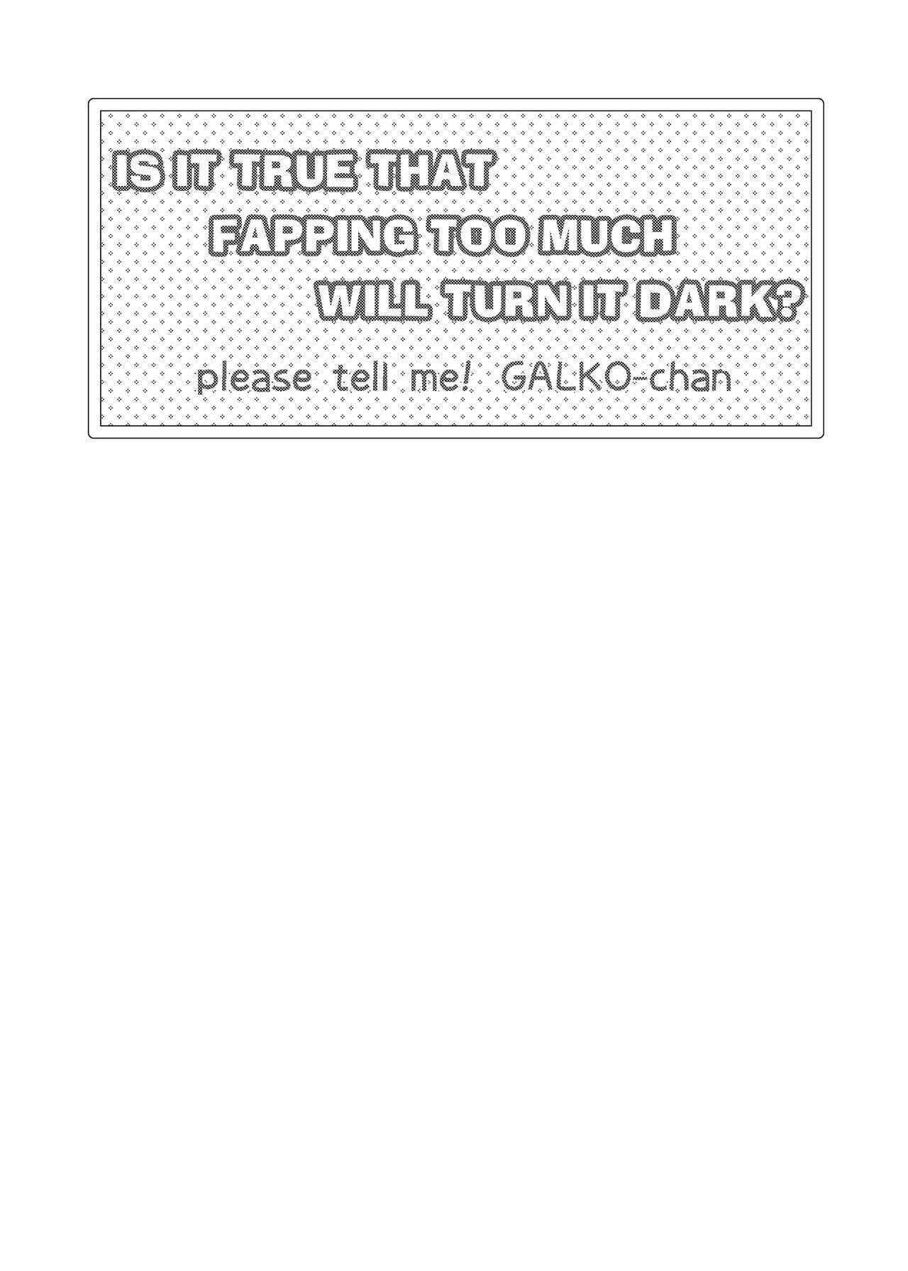 Onanie Shisugiru to Asoko ga Kurozumu tte Hontou desu ka? page 2 full