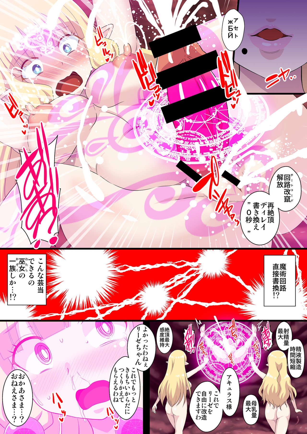 Fukushuu no Elf Lieselotte 2 ~Futanari Kaizou de Boshi Sennou Les Rape!~ page 5 full