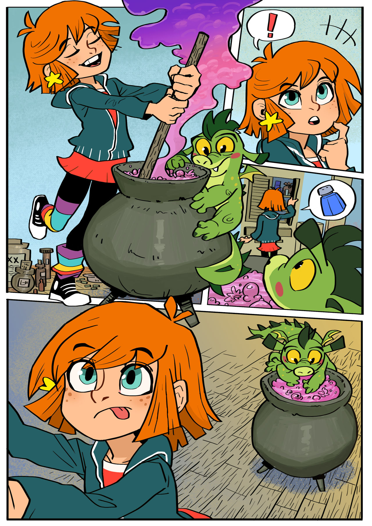 Hexe Lilli Comic page 1 full