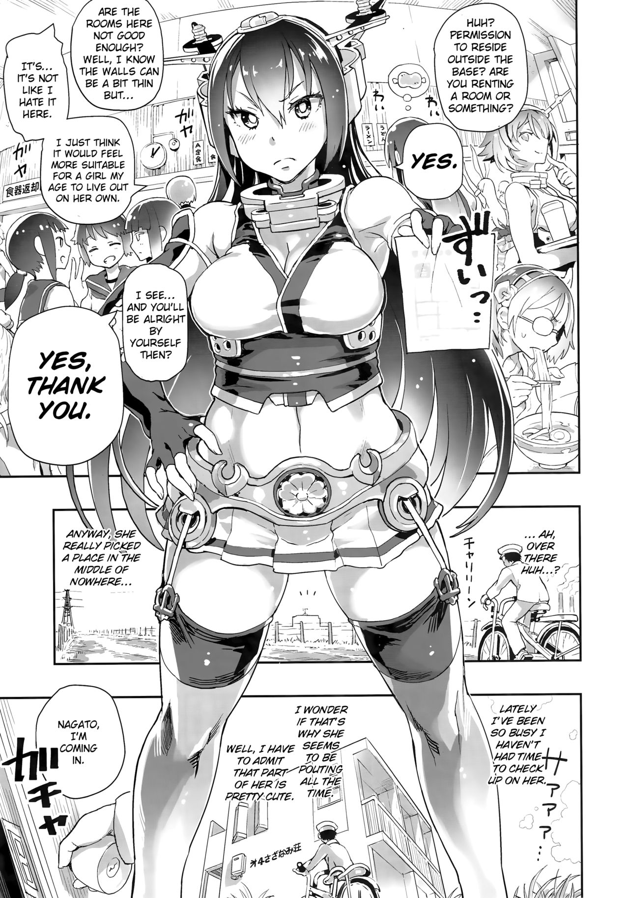 Nagato no Hitorigurashi | Nagato's Living Alone page 3 full