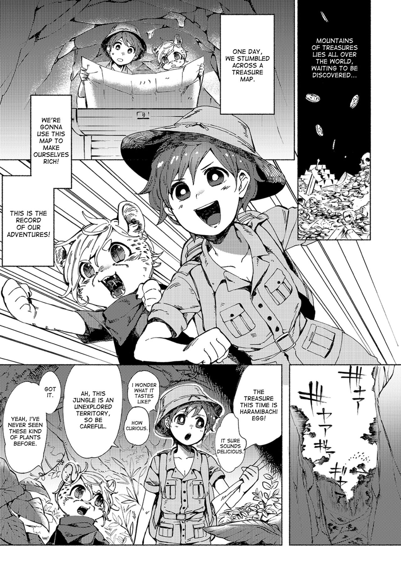 Jungle Bokki ~1-bonme ♂ Tobidashita~ page 2 full