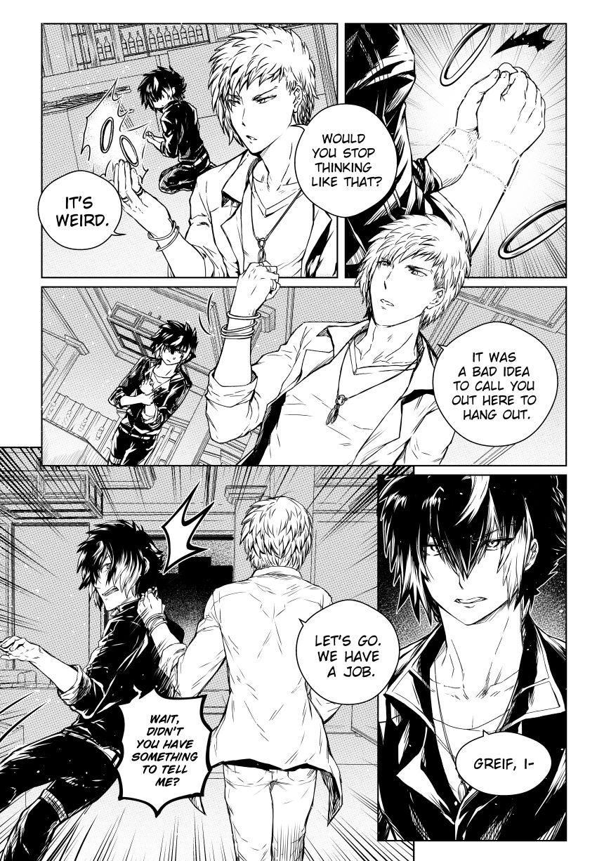 Twin Feathers  by nidoriko/Issac page 8 full