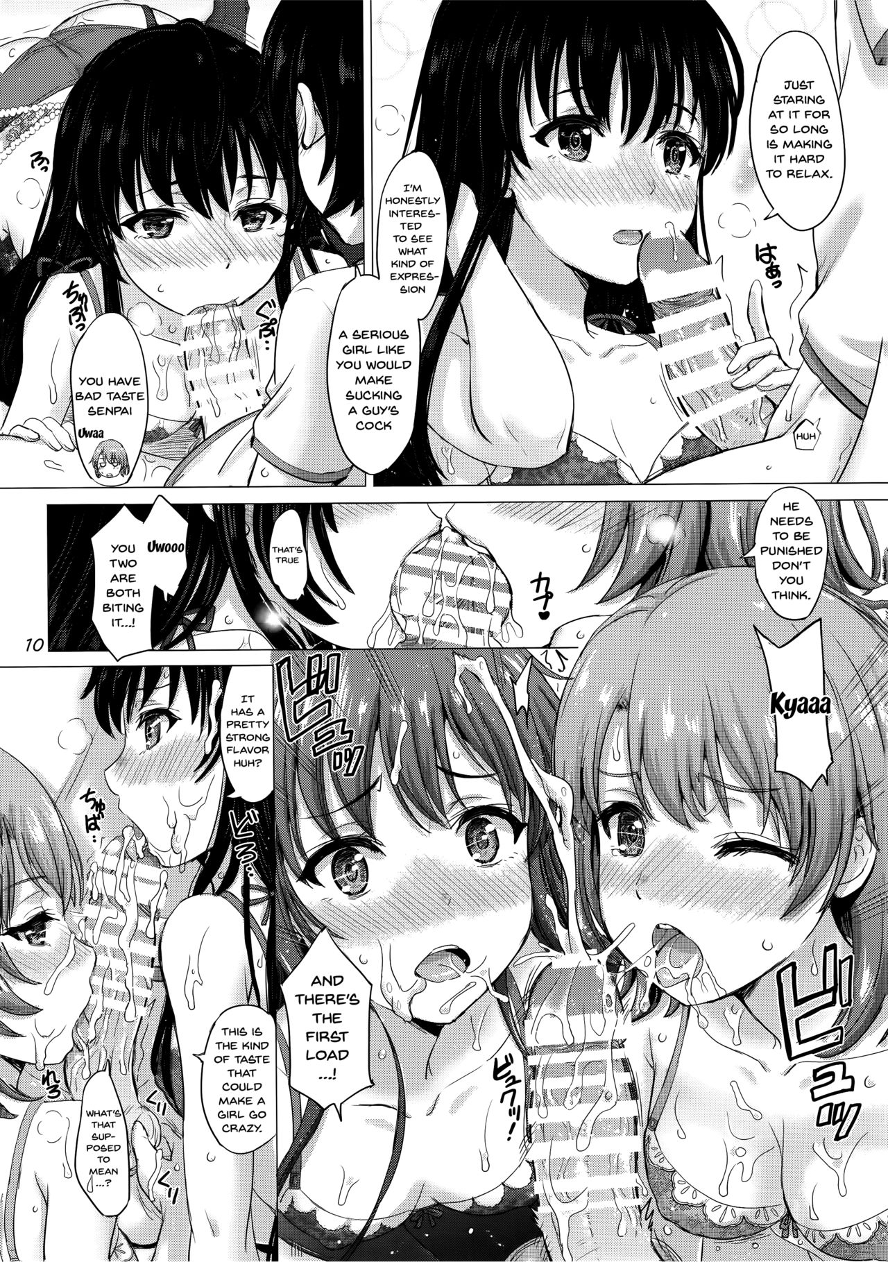 Iyarashii Houshi-bu no Kanojo-tachi. | The Lewd Girls from the Service Club page 10 full