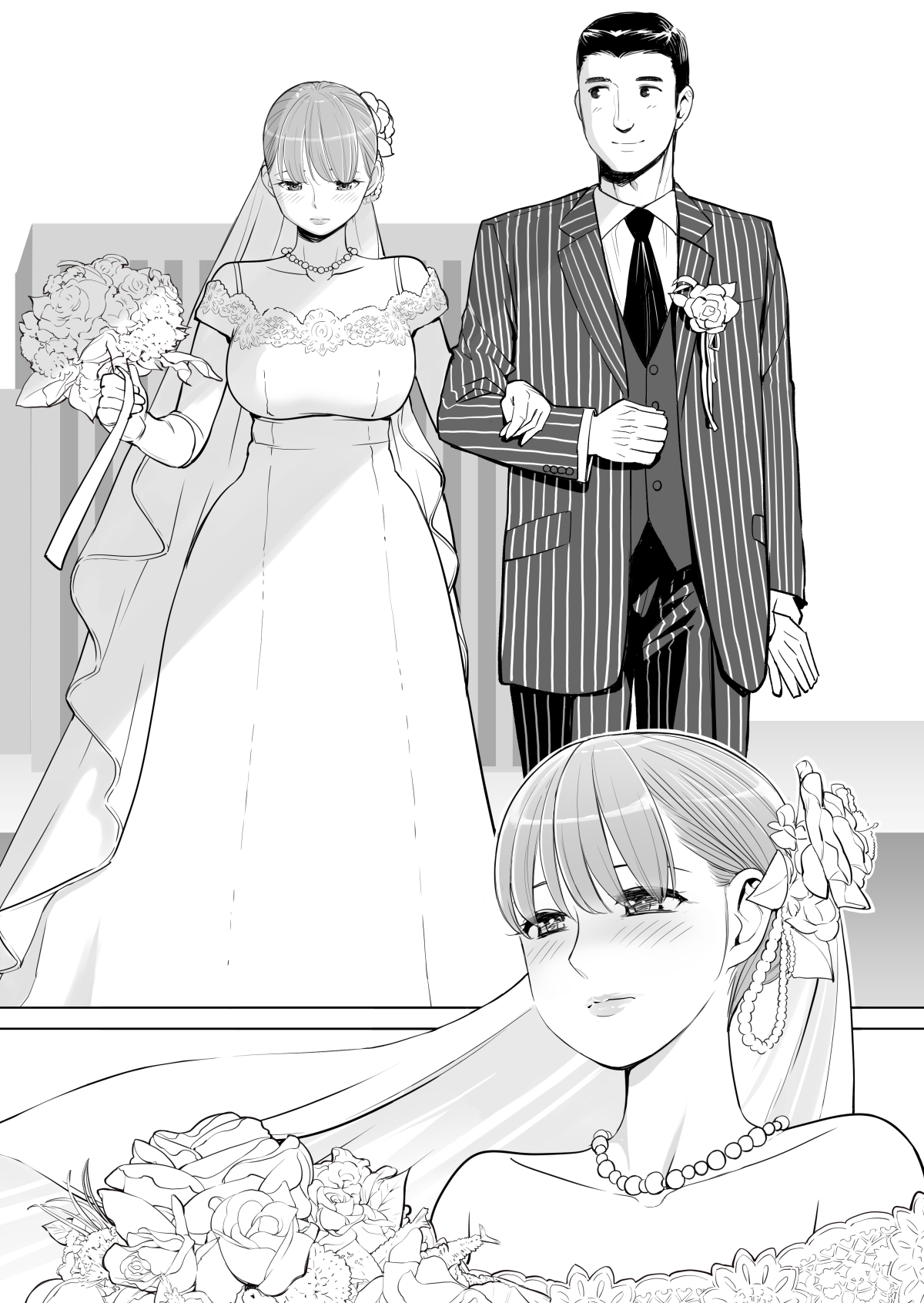 Akaneiro ni Somaru Wakazuma ~Byoushitsu de Boku no Tsuma ga Netorareta~ page 3 full