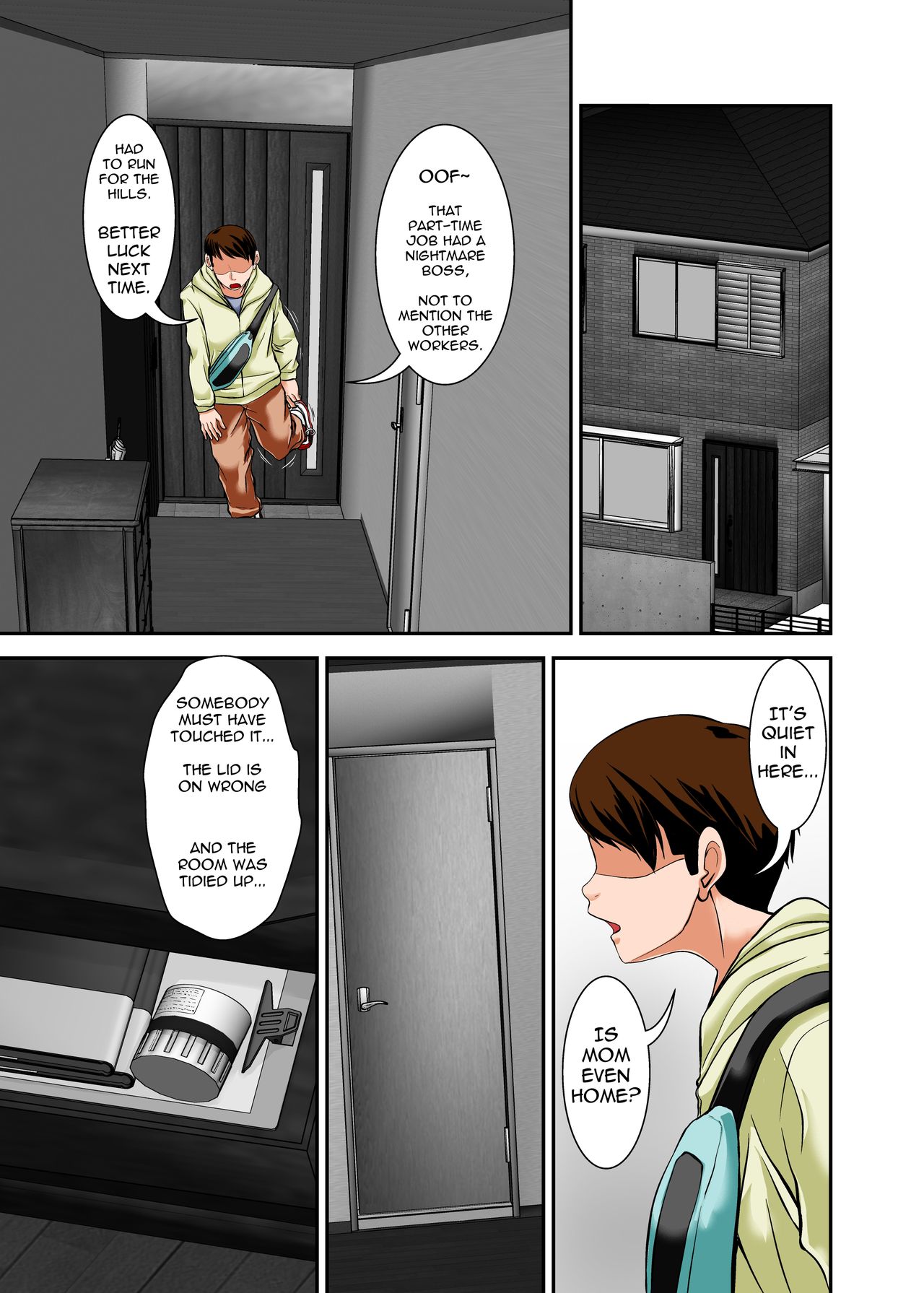 Kaa-san ga Kossori Ore no Biyaku o Nonde Katte ni Hatsujou Shita Sugata ga Ero Kattanode | My Mom Snuck In, Drank My Love Potion Without Asking, Went Into Horny Mode, and the Sheer Sexiness Led To... page 8 full