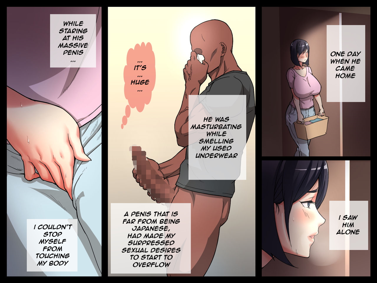 Kokujin Ryuugakusei ni Netorareru Hitozuma ~Zenpen~ | Wife NTR'd by a Black Exchange Student Part 1 page 4 full