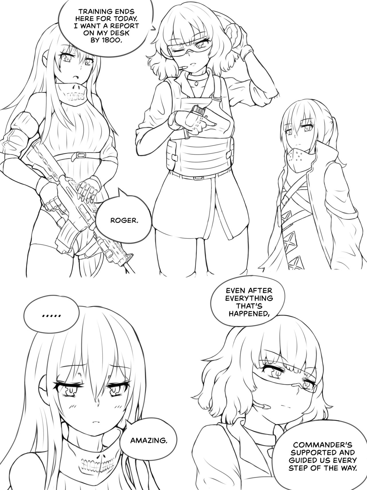 Double Life of the Female Commander page 1 full