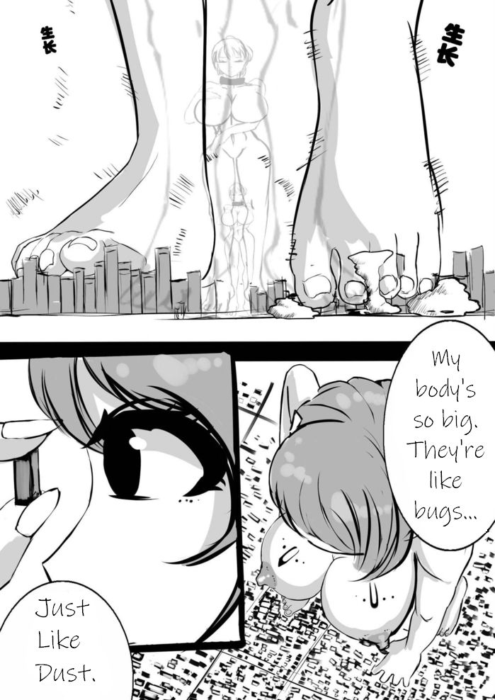 Homemade comic Alien Woman Attacks the City page 7 full