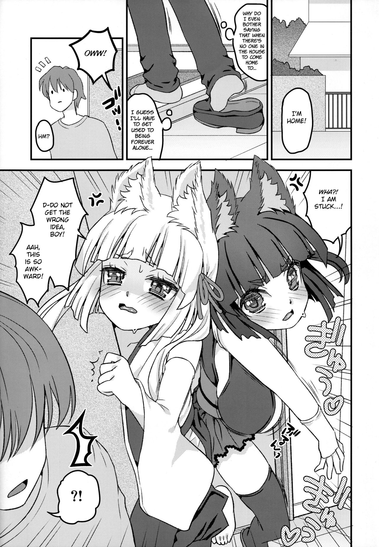 Noja Loli Babaa Kitsune-sama Double Paizuri page 5 full