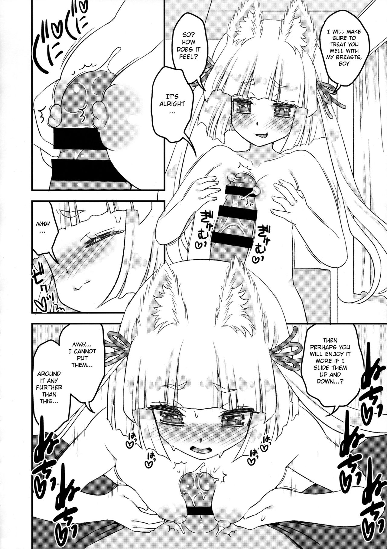 Noja Loli Babaa Kitsune-sama Double Paizuri page 8 full