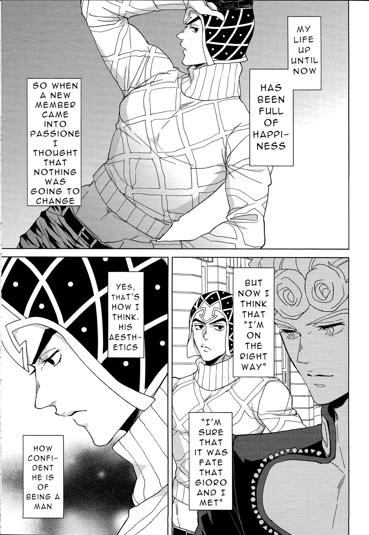 Guido Mista wa Otokodearu | Guido Mista is a Man page 3 full