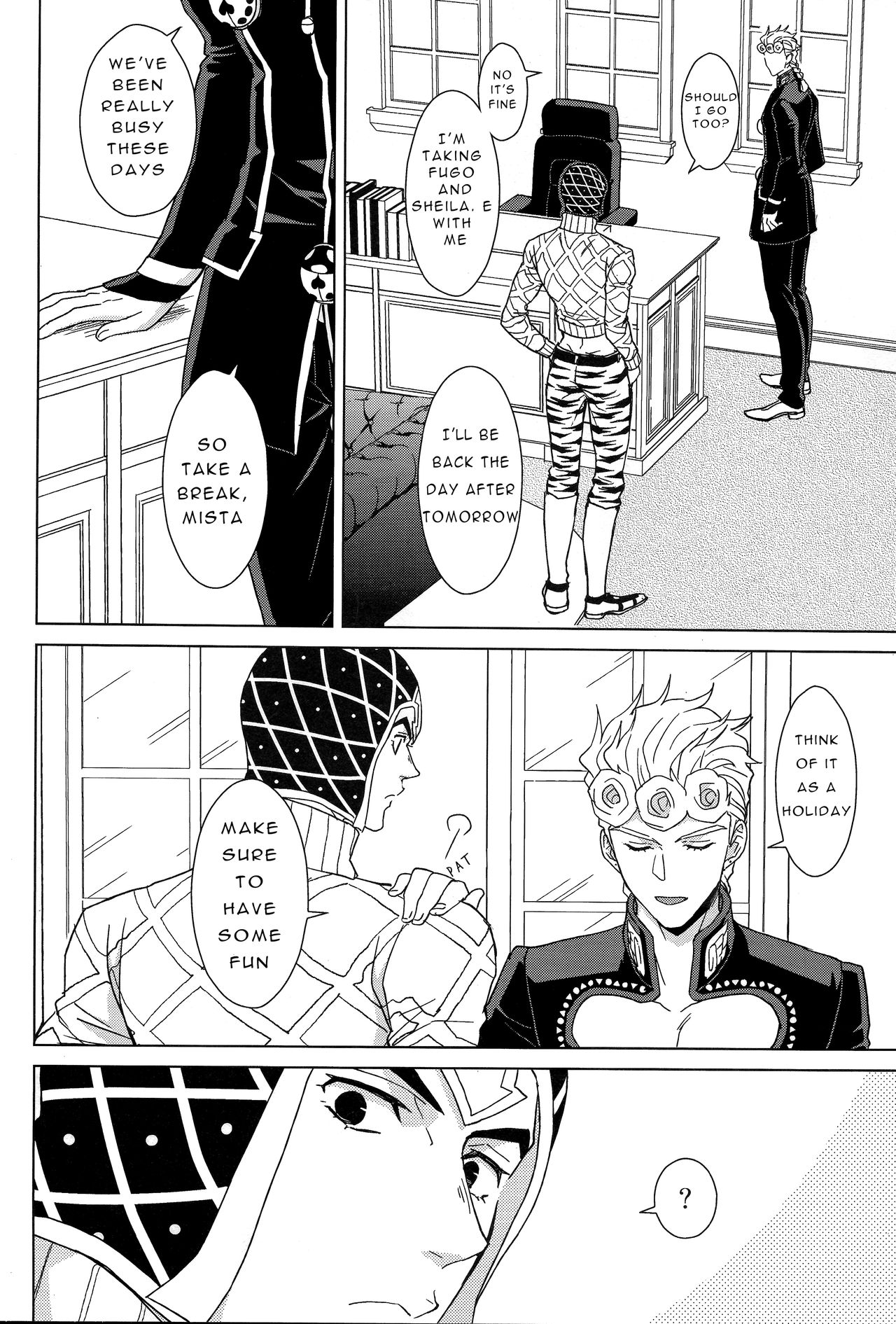 Guido Mista wa Otokodearu | Guido Mista is a Man page 8 full