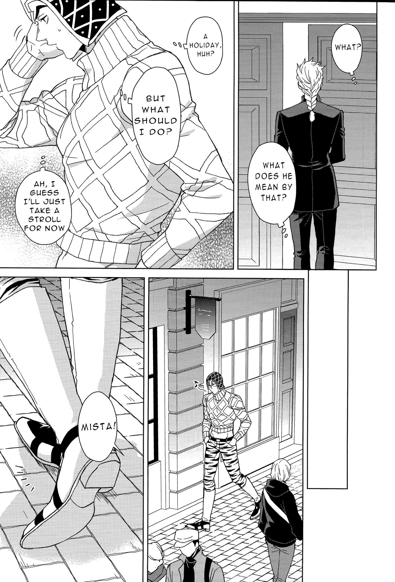 Guido Mista wa Otokodearu | Guido Mista is a Man page 9 full