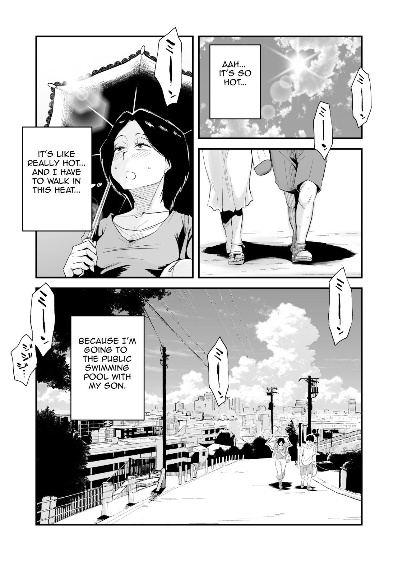 Ano! Okaa-san no Shousai ~Shimin Pool Hen~| Oh! Mother's Particulars ~Public Swimming Pool~ page 3 full
