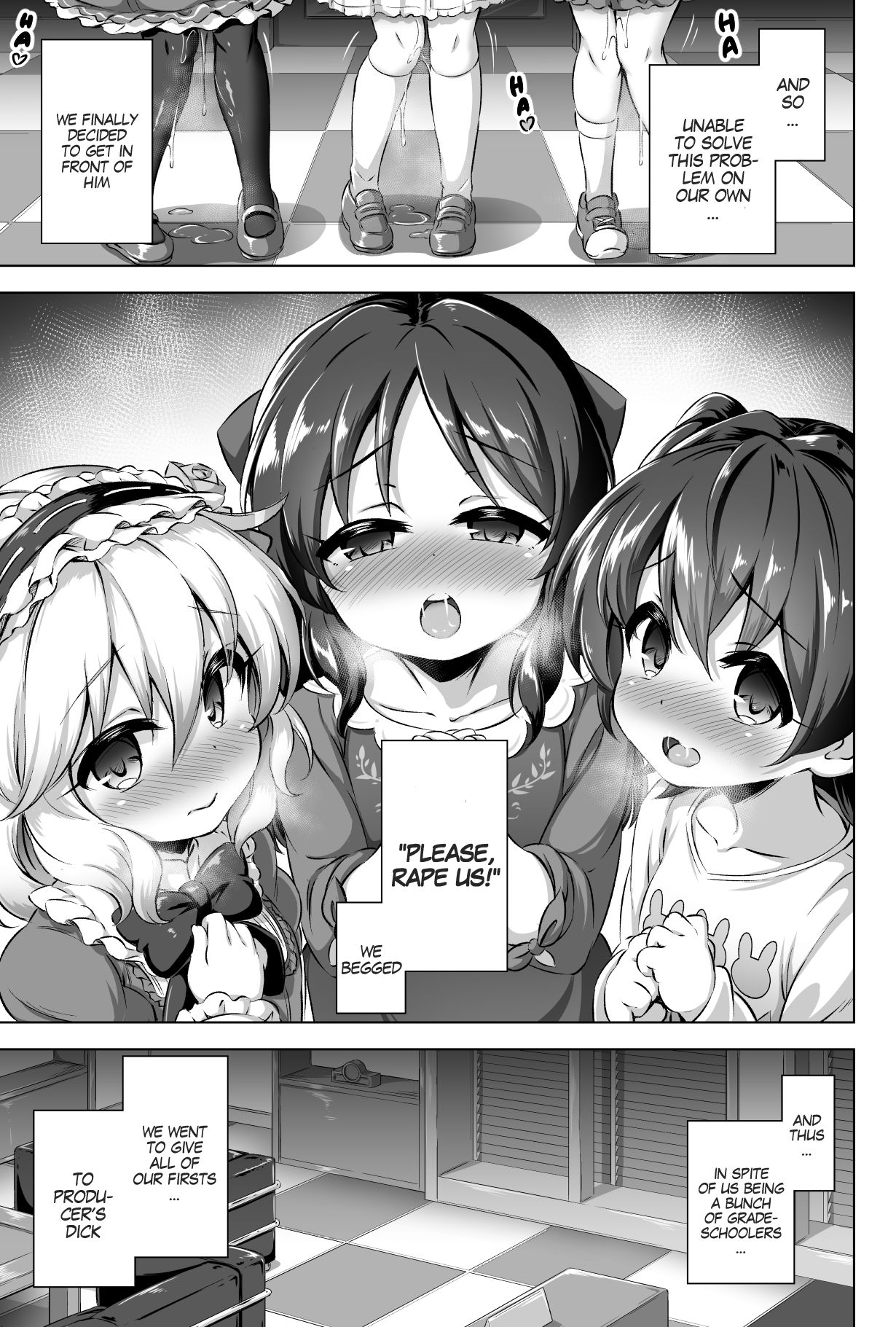 Maso Loli 1 P-san no Ochinpo Dorei ni Naritai | Maso Loli 1 All We Want Is To Become Slaves For P-san's Cock page 6 full