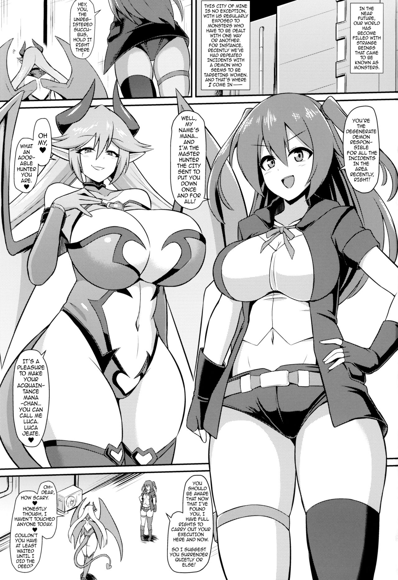 Les Inma no Inmon Kairaku Choukyou | A Lesbian Succubus’s Lust Crest Pleasure Training page 2 full