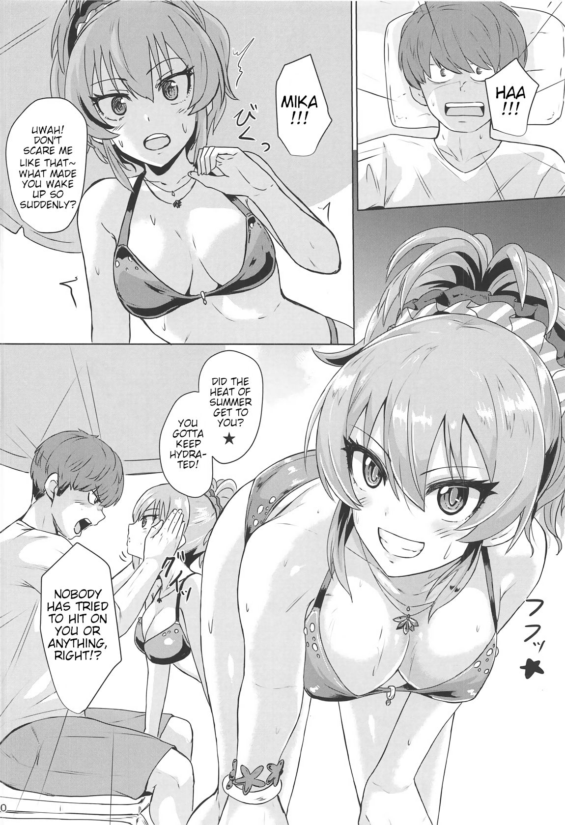 Mika ga Erokute Tsurai | Mika is spicy hot! page 9 full