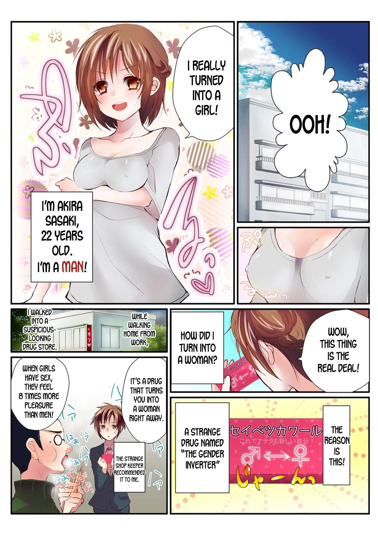 Onna no Karada de Shitai Koto! ~♂⇔♀ Kaikan Irekawari Life~ page 2 full