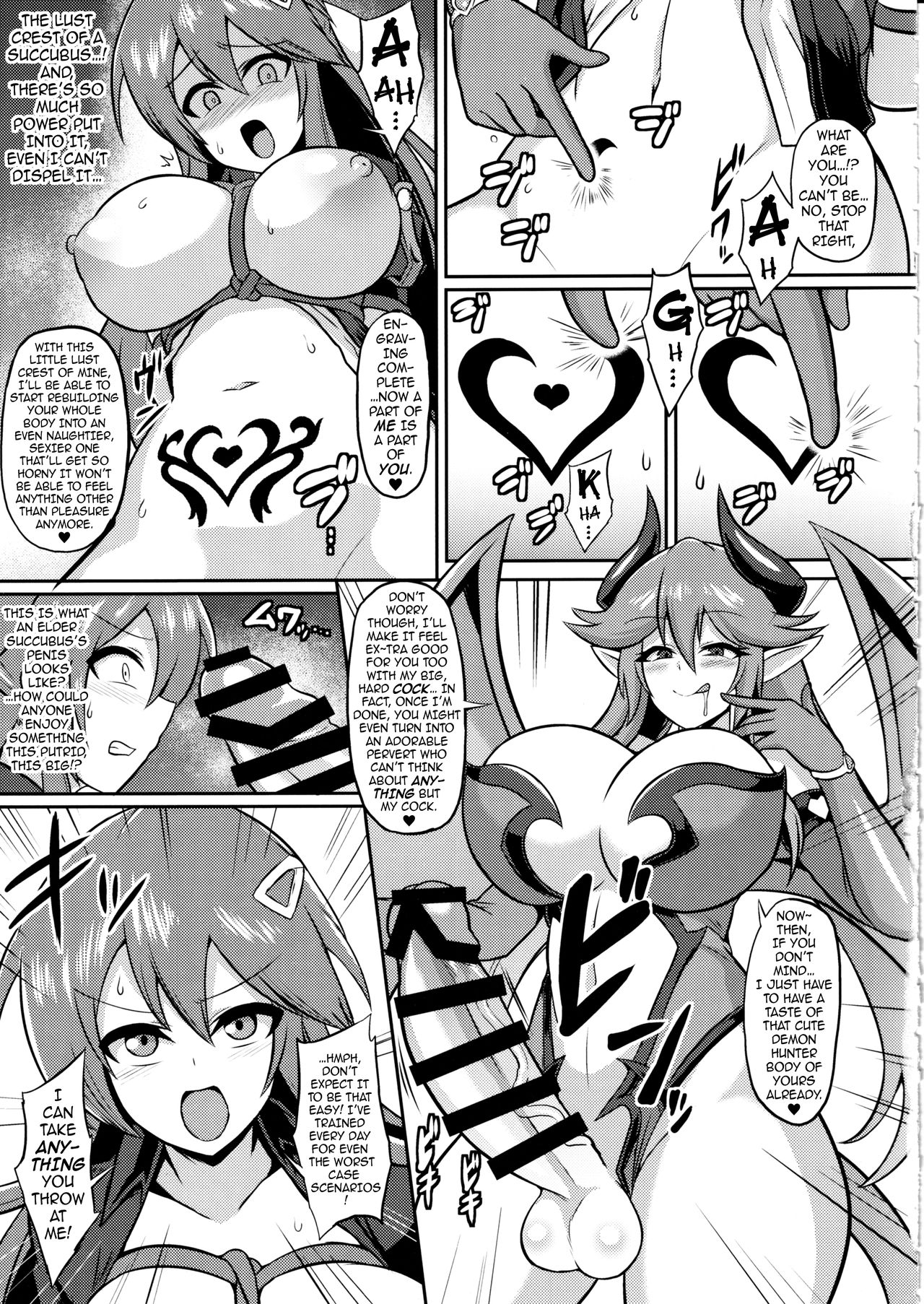 Les Inma no Inmon Kairaku Choukyou 2 | A Lesbian Succubus’s Lust Crest Pleasure Training 2 page 6 full