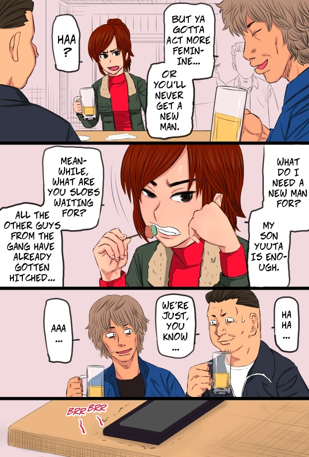 Zoku Kenka Saikyou Datta Ore no Kaachan ga Matsunaga no Chinpo ni Kanzen Haiboku Shita Hanashi Ryoujoku Hen - My Bad-ass Mom Was Pwned By Matsunaga's Big Dick 2 page 5 full
