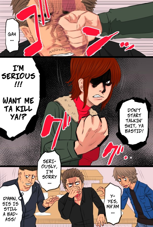 Zoku Kenka Saikyou Datta Ore no Kaachan ga Matsunaga no Chinpo ni Kanzen Haiboku Shita Hanashi Ryoujoku Hen - My Bad-ass Mom Was Pwned By Matsunaga's Big Dick 2 page 7 full