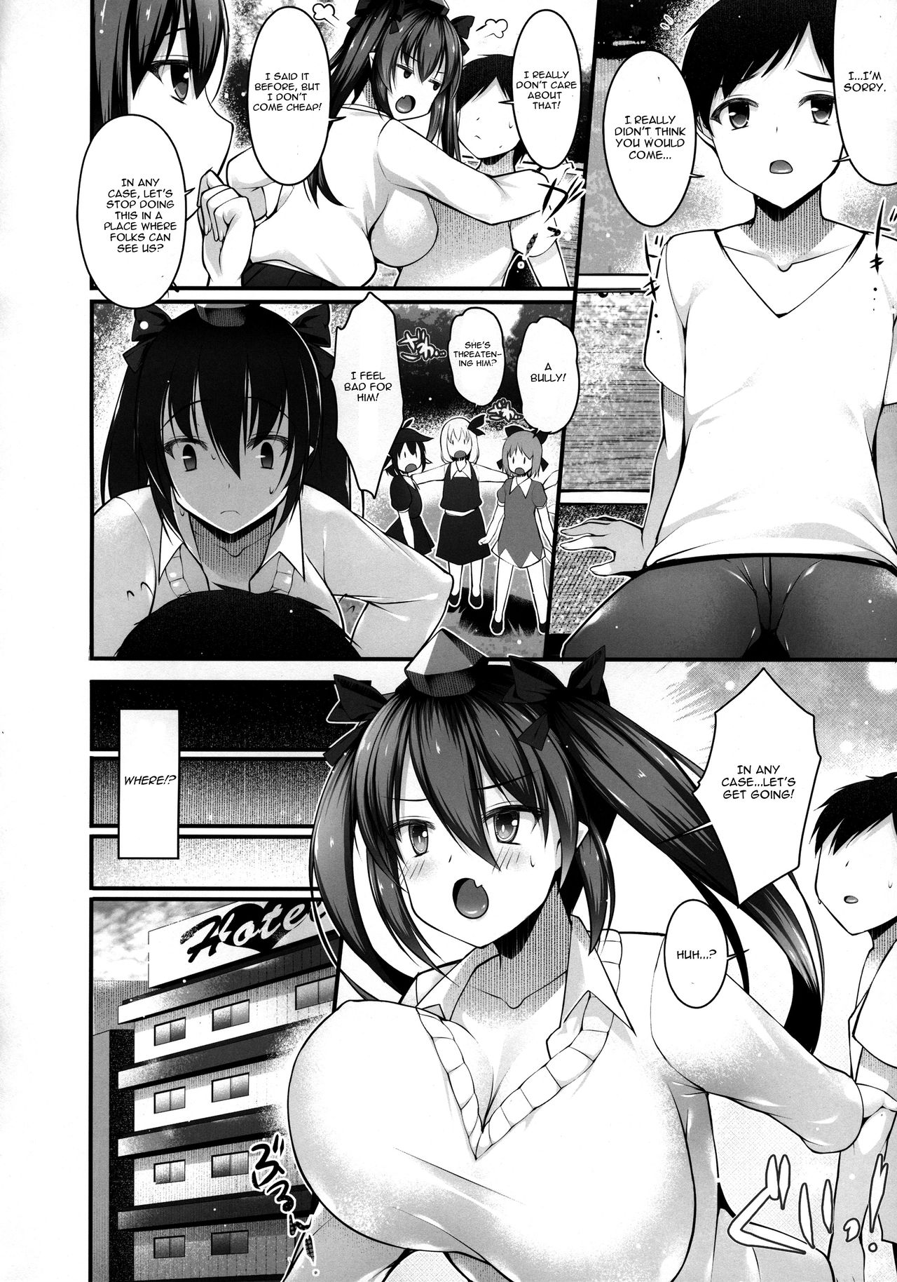 Ecchi na Tengu no JK Onee-chans page 5 full