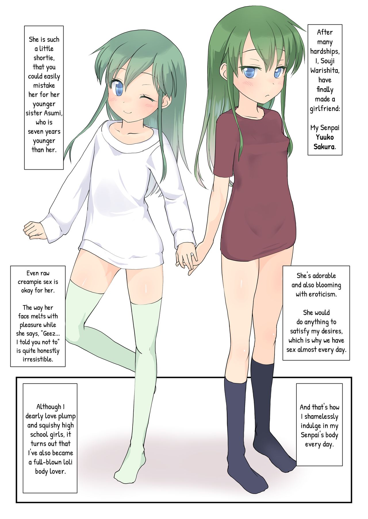 Chibikko Senpai to Sex Ecchi na Imouto to mo Sex | Lil' Shortie Senpai Sex and Lewd Little Sister Sex page 3 full