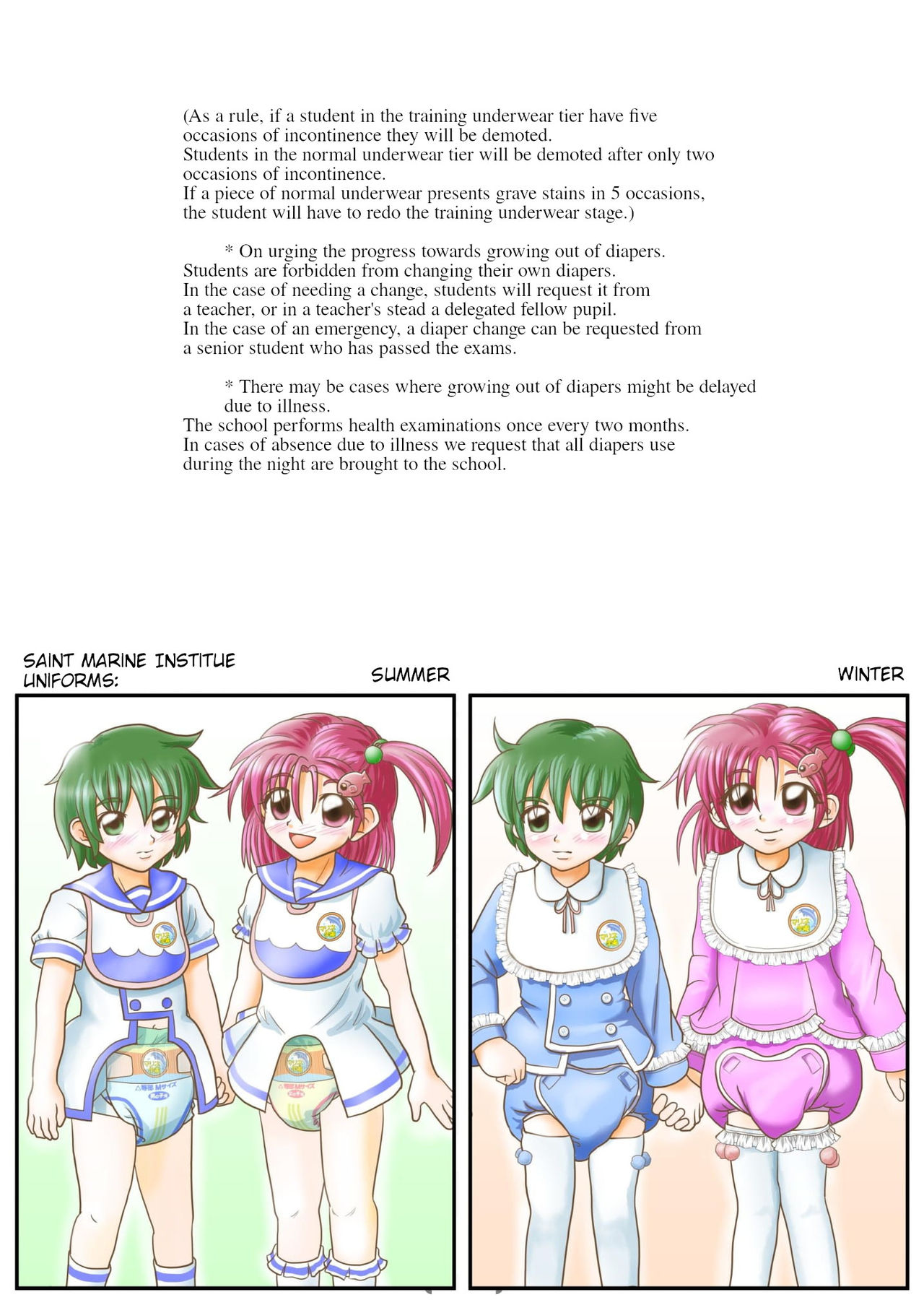 Omutsu na △ Gakkou - Sei Marine Gakuen <Zenpen> - Haru to Natsu no Kiroku page 7 full