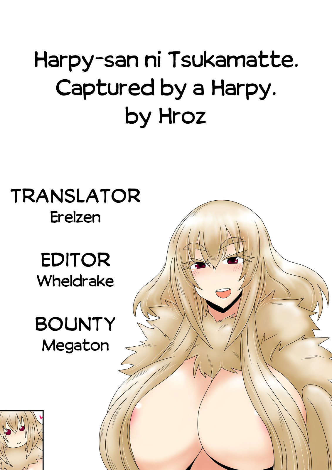 Harpy-san ni Tsukamatte. | Captured By A Harpy. page 9 full
