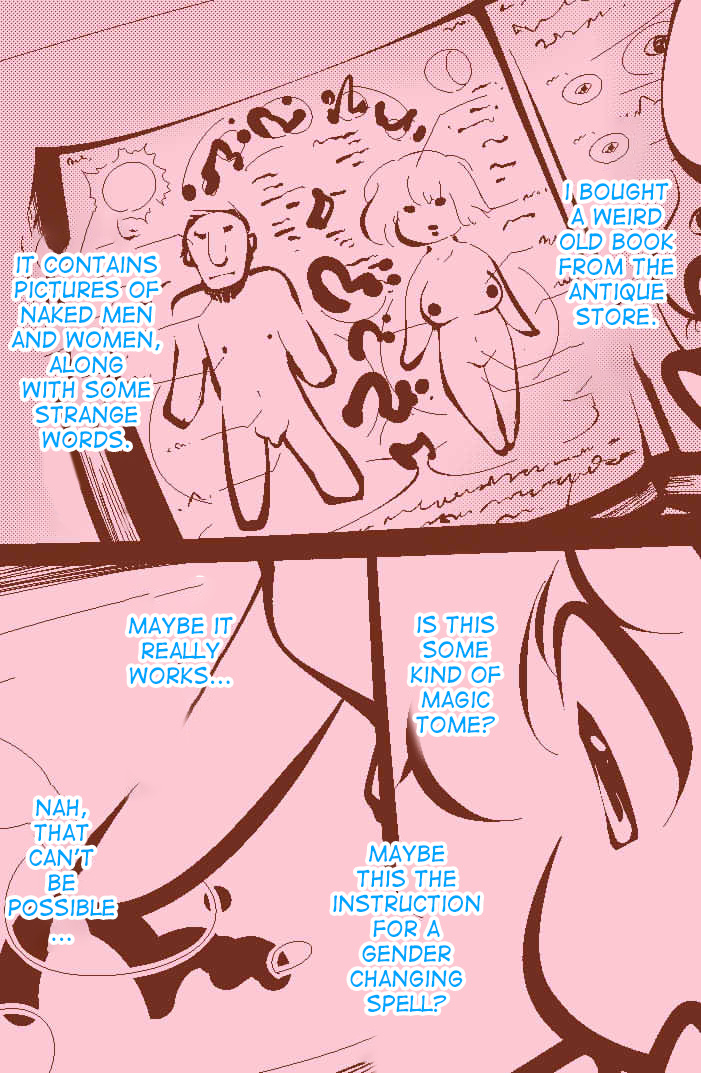 A Normal Boy Turns Into A Girl ~ 40P page 2 full