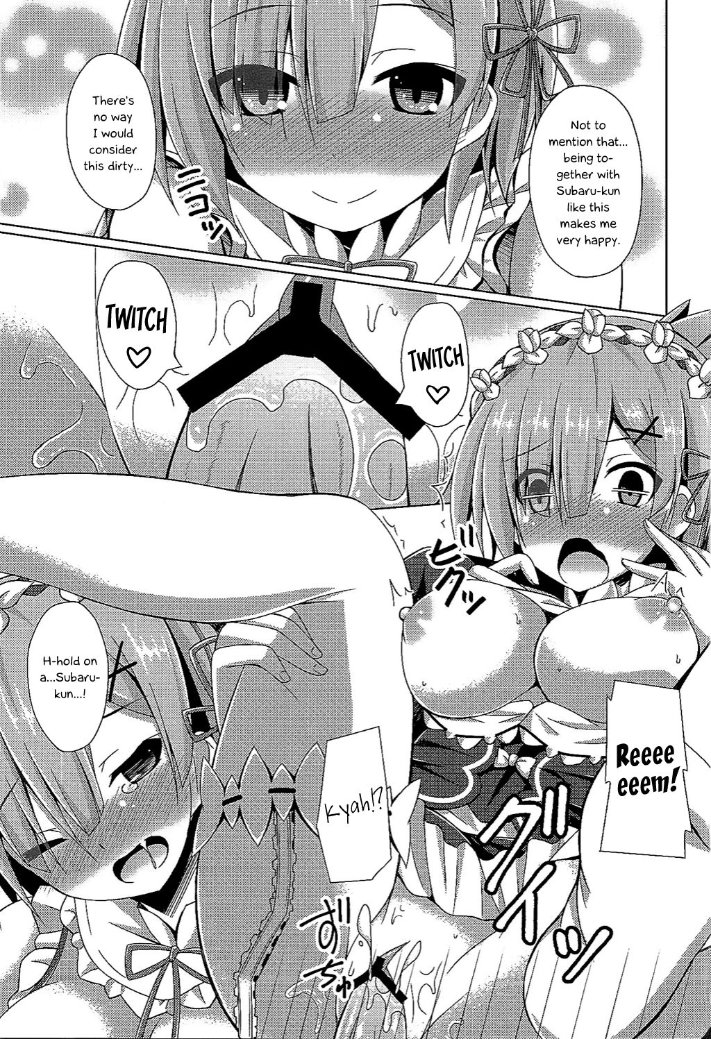 Oshiete Rem Sensei - Emilia-tan to Manabu Hajimete no SEX | Teach me, Rem-sensei! An introduction to sex with Emilia-tan page 8 full