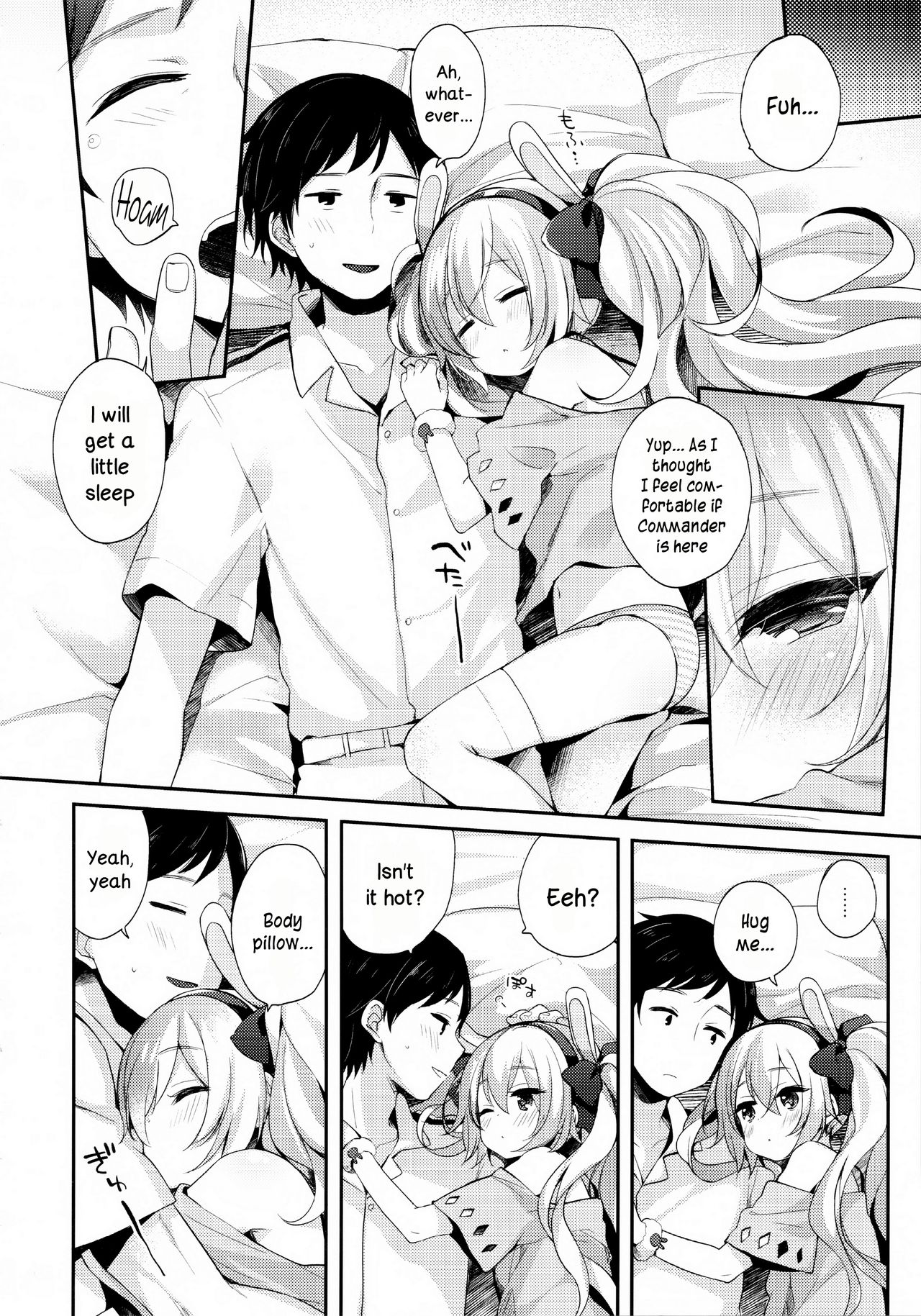 Shikikan, Kyou wa Atsui kara Laffey to Nenne... Shiyo? page 7 full