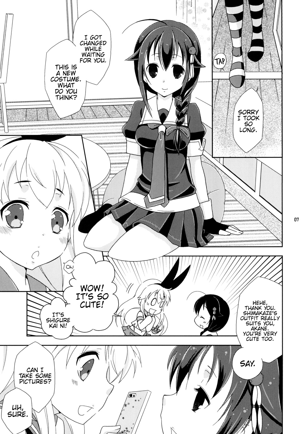 Josou Cos de Layer no Onnanoko o Tsurou toshite Shippai Shita Shimakaze-kun no Ohanashi. page 7 full