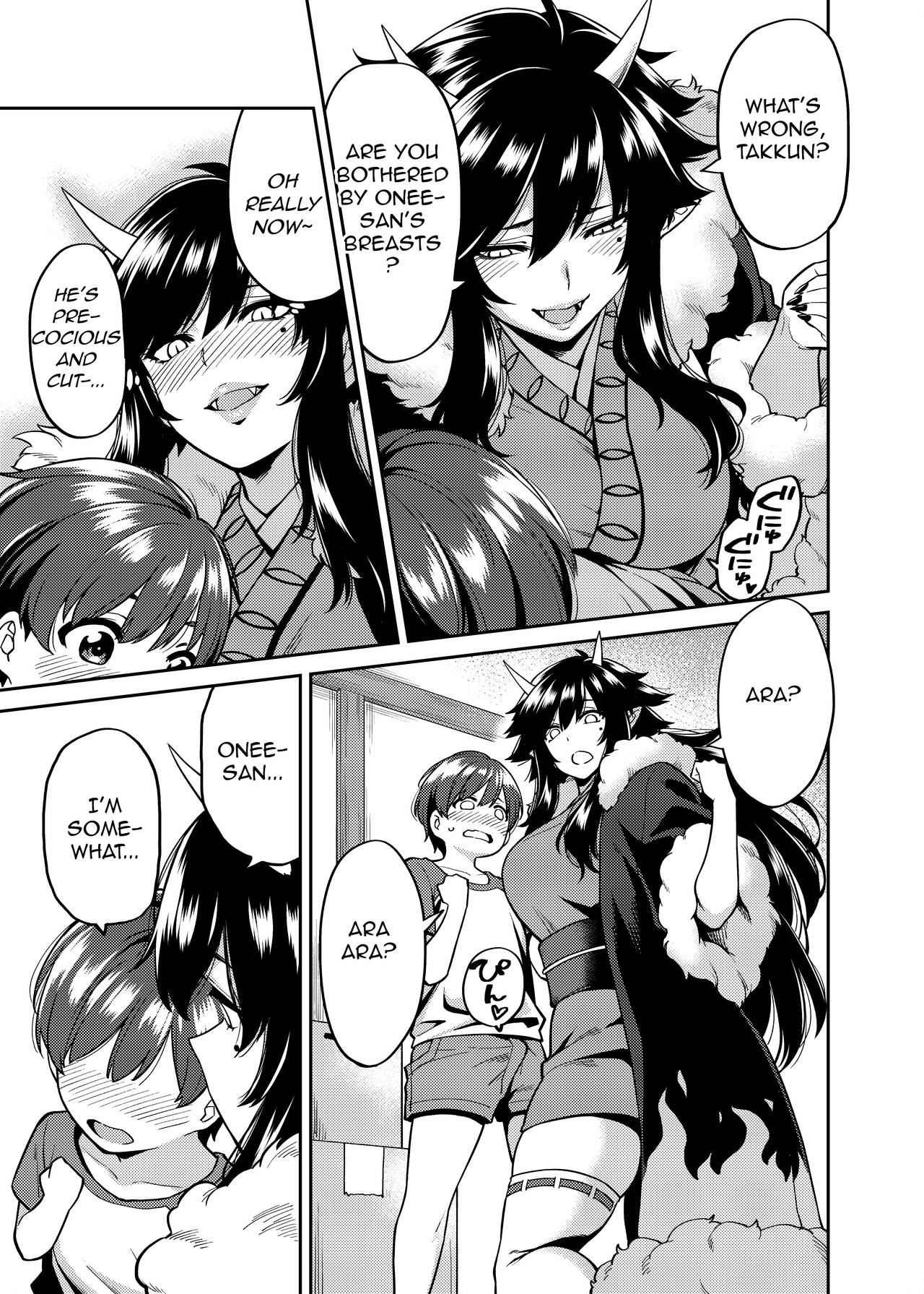 Takkun to Oni no Onee-san | Takkun and the Oni Onee-san page 6 full