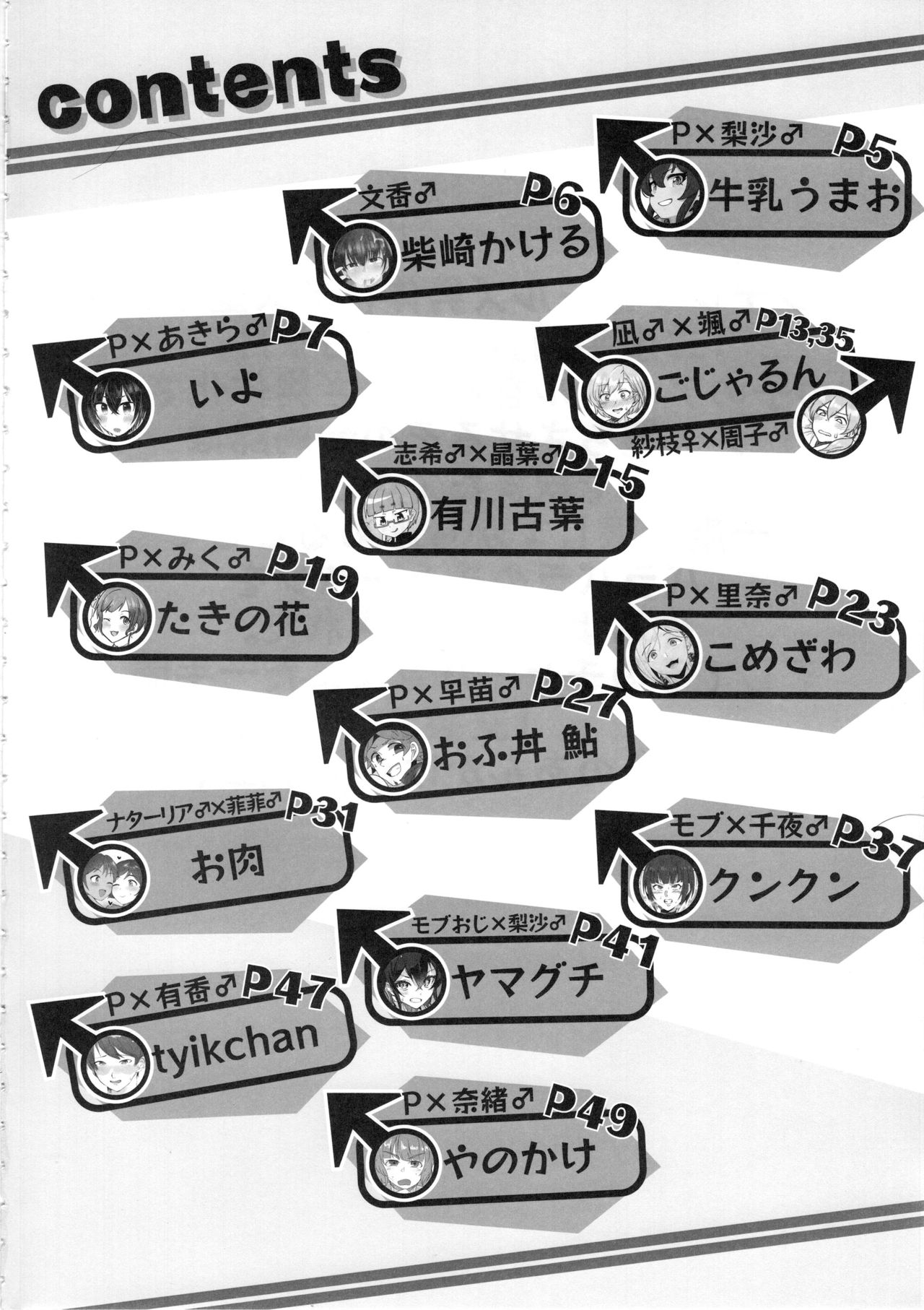 Cinderella Girls Nantaika Josou Mesu Ochi Goudou Sandodema page 3 full