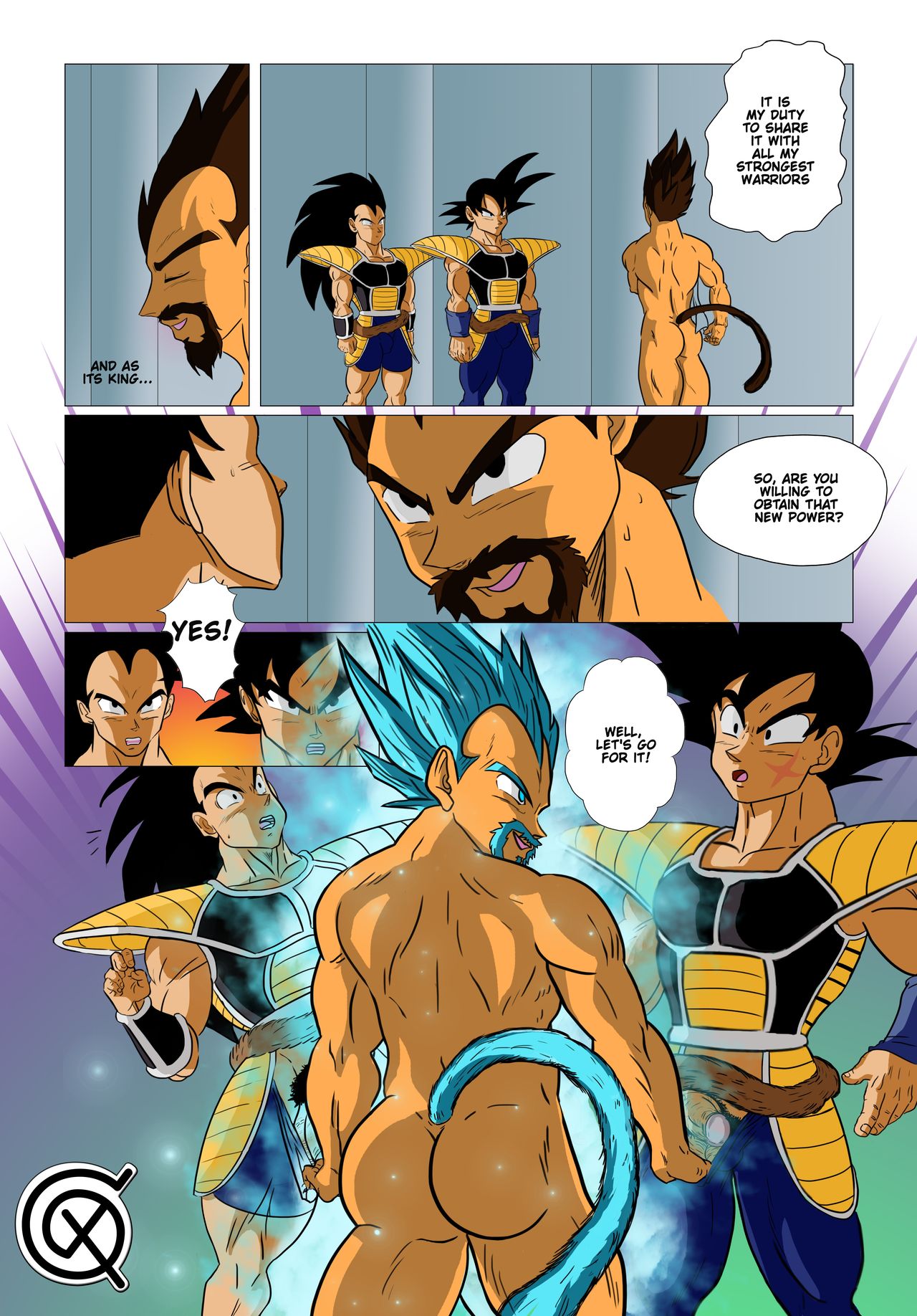 King Vegeta get power page 5 full