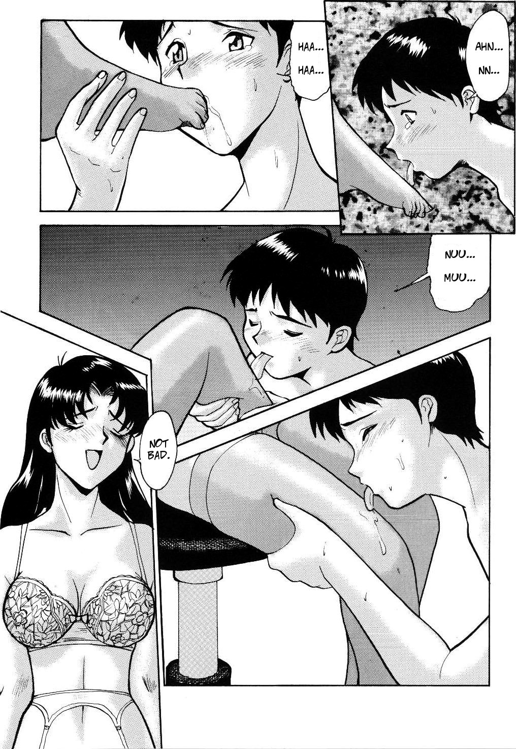 Evangelion - Genshi Shito Arawaru no Maki | Misato's Orders: The Atomic Angel Appears page 9 full