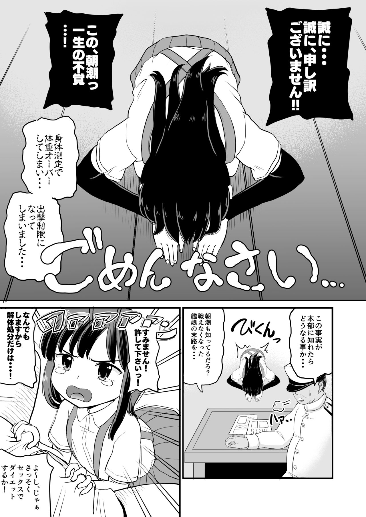 Asashio wa Futottemasen!! page 3 full
