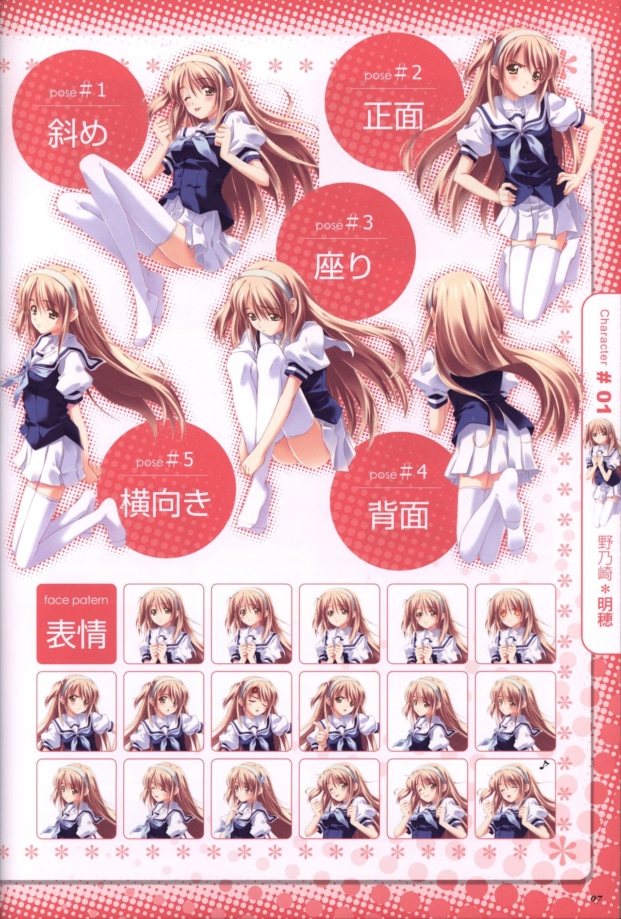 Moshimo Ashita ga Harenaraba official fanbook page 8 full