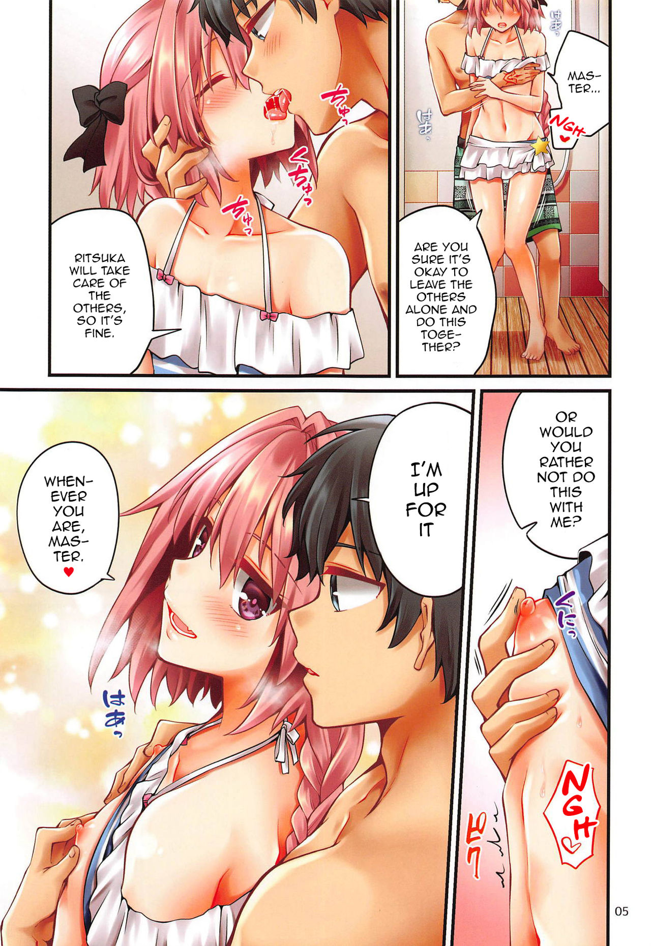 Astolfo-kun ga Gudas ni Ecchi na Koto Sarechau Hon page 4 full
