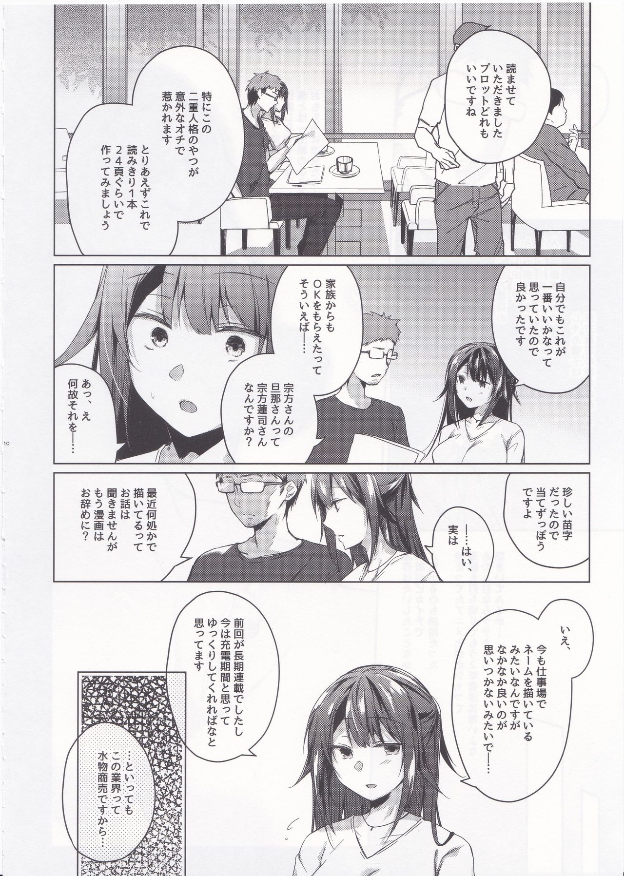 Comitia Shucchou Henshuubu ni Itta Hi kara Tsuma no Yousu ga... page 9 full