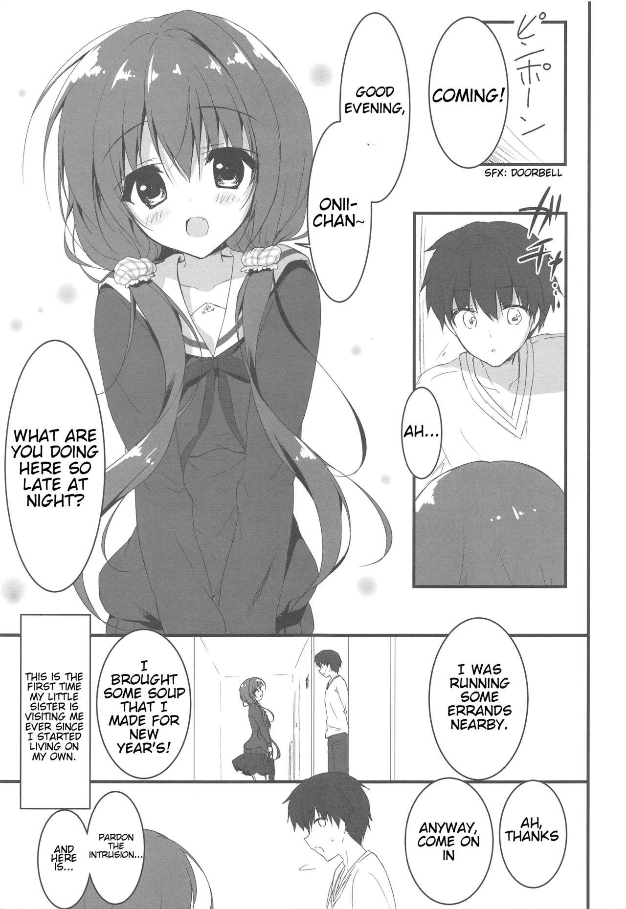 Gomennasai, Onii-chan ga Suki desu. | I'm sorry, Onii-chan, I love you. page 4 full