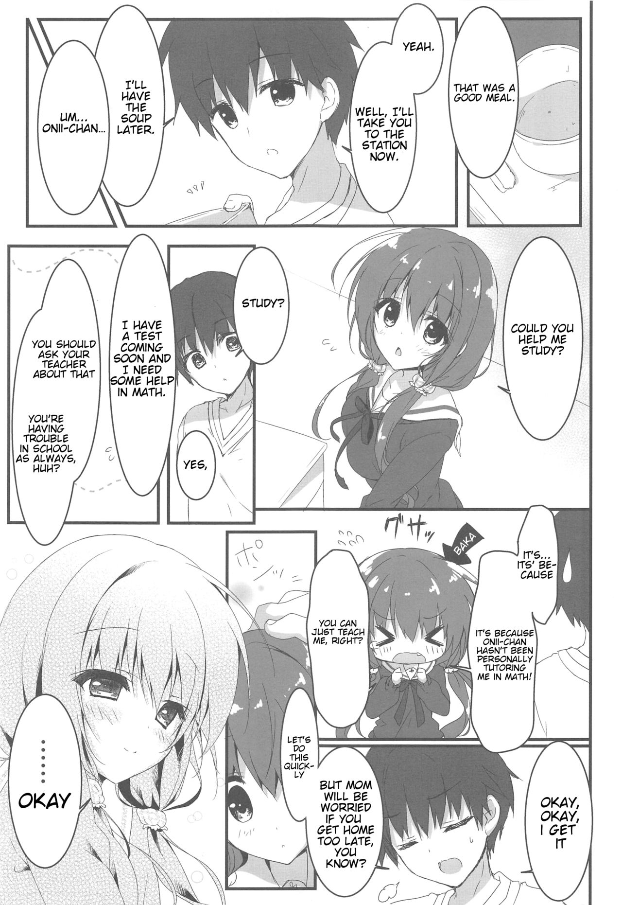 Gomennasai, Onii-chan ga Suki desu. | I'm sorry, Onii-chan, I love you. page 6 full
