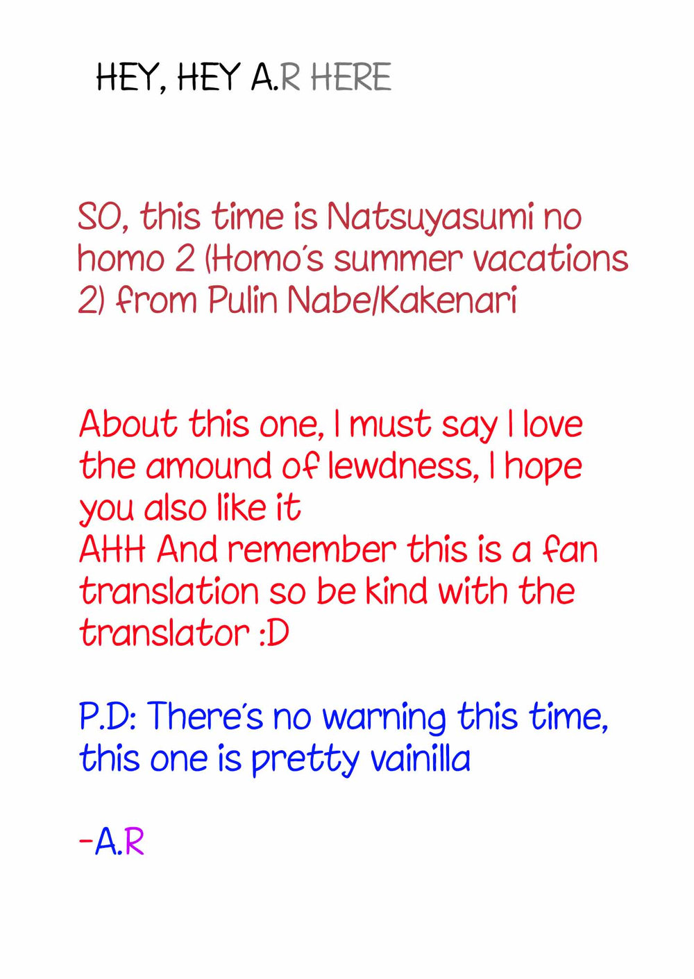 Natsuyasumi no Homo 2 page 2 full